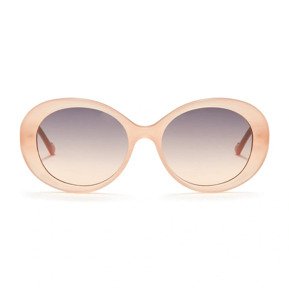 Sunday Somewhere Peach Oval Sunglasses